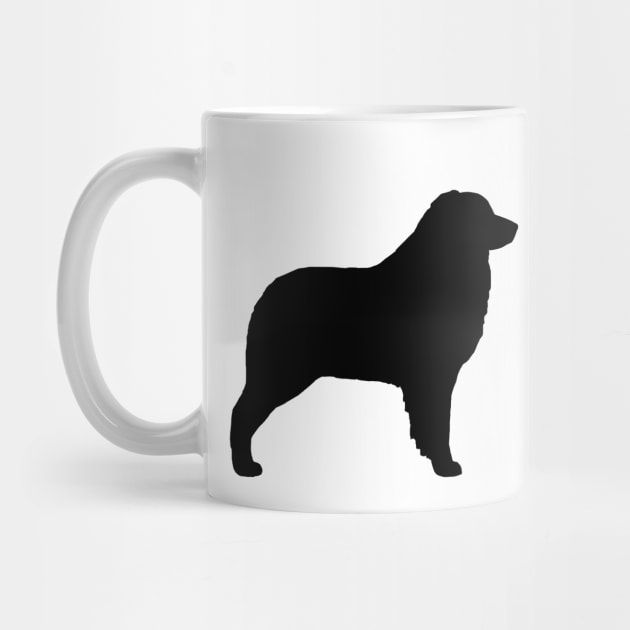 Australian Shepherd Silhouette by Coffee Squirrel